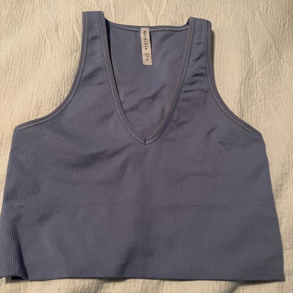 Athletes Aurora Crop Top- purple